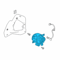 OEM Infiniti Lamp Fog LH Diagram - 26155-4GA0B