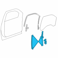 OEM Chevrolet Silverado 1500 Classic Regulator Diagram - 20945139