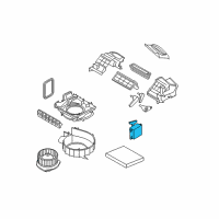 OEM Infiniti QX70 Air Intake Box Actuator Diagram - 27730-1CA0A