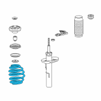 OEM 2015 Buick LaCrosse Front Spring Diagram - 22787929