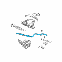 OEM Dodge Neon Exhaust Extension Pipe Diagram - 5278831AF