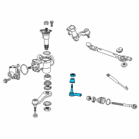 OEM 2018 GMC Sierra 3500 HD Outer Tie Rod Diagram - 22913602