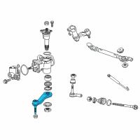 OEM 2014 Chevrolet Silverado 2500 HD Arm Asm, Pitman Diagram - 23445899