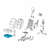 OEM 2019 Chevrolet Traverse Seat Cushion Pad Diagram - 84190232