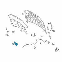 OEM 2020 Lincoln MKZ Latch Diagram - HP5Z-16700-A