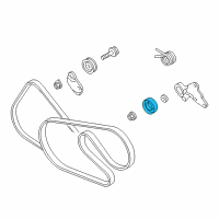 OEM 2005 Dodge Viper Pulley-Idler Diagram - 4792581AB