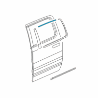 OEM 2022 Ram 1500 Day Light Opening Diagram - 68285790AG