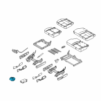 OEM 2019 Lincoln MKT Lumbar Switch Diagram - DE9Z-14A701-AA