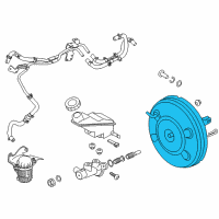 OEM 2016 Hyundai Santa Fe Sport Booster Assembly-Brake Diagram - 59110-4Z500