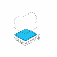 OEM 2020 Nissan Titan XD Gasket-Oil Pan Diagram - 31397-X280A