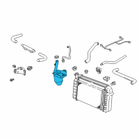 OEM 2000 Pontiac Firebird Reservoir Diagram - 10402687