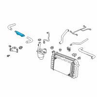 OEM 2000 Chevrolet Camaro Cooler Asm-P/S Fluid Diagram - 10417037