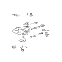 OEM 2009 Lexus RX350 Plug, Socket Diagram - 90075-60046