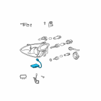 OEM 2006 Lexus RX330 Computer, Light Control Diagram - 85967-0E020