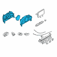 OEM 2017 Toyota Yaris iA Cluster Assembly Diagram - 83800-WB041