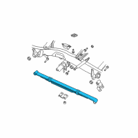 OEM 2005 Dodge Dakota Rear Leaf Spring Diagram - 52855133AF