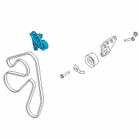 OEM 2014 Ford Edge Serpentine Tensioner Diagram - BB5Z-6A228-A