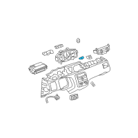 OEM 2011 Buick Lucerne Switch Asm-Hazard Warning Diagram - 15814150