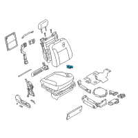 OEM 2002 Infiniti Q45 Front Seat Switch Assembly, Right Diagram - 87016-AT220