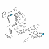 OEM 2003 Infiniti Q45 Cushion Diagram - 873D7-CS015