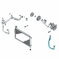 OEM Kia Soul Discharge Hose Diagram - 97762K0020