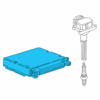 OEM 2002 BMW Z8 Engine Control Module Diagram - 12-14-7-837-949