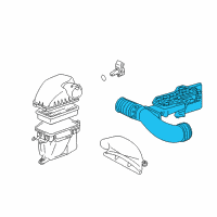 OEM 2004 Lexus SC430 Pipe, Intake Air Connector Diagram - 17875-50270