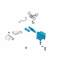 OEM 2020 Kia Telluride Air Cleaner Assembly Diagram - 28110C5250