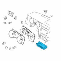 OEM 2013 Ford Mustang Dash Control Unit Diagram - CR3Z-19980-D