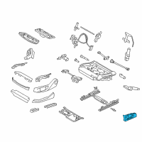 OEM 2011 BMW 750i Switch Seat Adjusting Front Left Diagram - 61-31-9-275-077