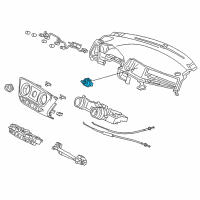 OEM Honda Fit Switch Assy., Heater Fan Diagram - 79570-T5A-J01