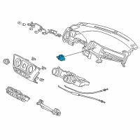 OEM 2016 Honda Fit Switch Assy., Heater Fan Diagram - 79570-T5A-J01