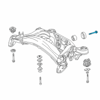 OEM 2006 Chrysler Crossfire Bolt-Bolt-FLANGE Diagram - 5098734AA