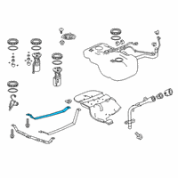 OEM 2019 Honda Ridgeline Band, Passenger Side Fuel Tank Mounting Diagram - 17521-TZ5-A00