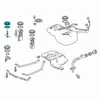 OEM 2022 Honda Ridgeline Set, Pressure Regulator Assembly Diagram - 17052-TG7-A10