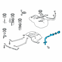 OEM 2019 Honda Passport PIPE, FUEL FILLER Diagram - 17650-TG7-A11