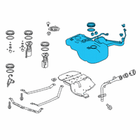 OEM 2020 Honda Passport TANK SET, FUEL Diagram - 17044-TG7-A20