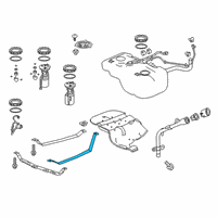 OEM 2021 Honda Ridgeline Band, Driver Side Fuel Tank Mounting Diagram - 17522-TZ5-A00