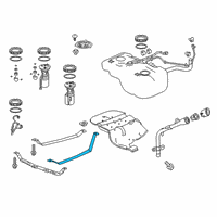 OEM 2019 Honda Passport Band, Driver Side Fuel Tank Mounting Diagram - 17522-TZ5-A00