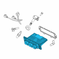 OEM 2014 Ford Mustang EEC Module Diagram - BR3Z-12A650-KANP