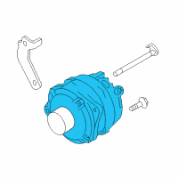 OEM 2012 Nissan Quest Alternator Assembly Diagram - 23100-1AA1B