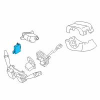 OEM 2017 Kia K900 Unit Assembly-Tilt & Tel Diagram - 954503T100