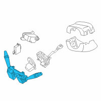 OEM 2017 Kia K900 Switch Assembly-Multifunction Diagram - 934003T141