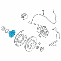 OEM 2015 BMW 428i Gran Coupe Drive Flange Hub Diagram - 33-41-6-867-265