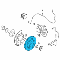 OEM BMW 440i xDrive Gran Coupe M Performance Rear Brake Discs Diagram - 34-20-6-797-600