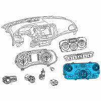 OEM 2016 Chrysler 200 Stack-Vehicle Feature Controls Diagram - 68275367AE