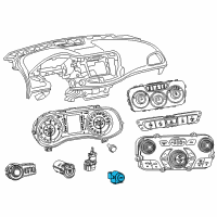 OEM Chrysler Switch-Deck Lid Release Diagram - 68224110AA