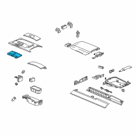 OEM 2008 Cadillac XLR Indicator Asm-Automatic Transmission Control Diagram - 15237551