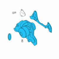 OEM 2003 Dodge Stratus Original Water Pump Kit Diagram - 1300A011