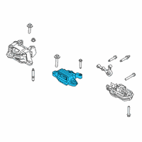 OEM 2022 Ford Maverick BRACKET - ENGINE MOUNTING Diagram - LX6Z-6038-F